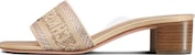(W) Dior Dway Selipar Tumit 'Emas' KCQ244LCS_S62K