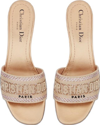 DIOR 迪奧 Dway 高跟拖鞋 女款 金色 Lookbook DIOR 迪奧 Dway 高跟拖鞋 女款 金色