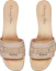 Shop (W) Dior Dway Sandalias de Tacón 'Oro' KCQ244LCS_S62K