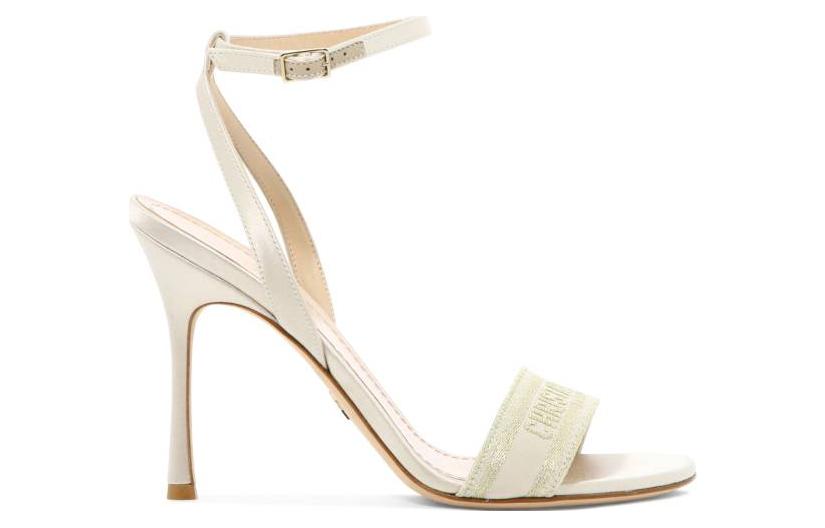 Order (W) 디올 드웨이 베이지 하이힐 샌들 (Dior Dway Beige High-Heeled Sandal) KCQ853SB_X49K