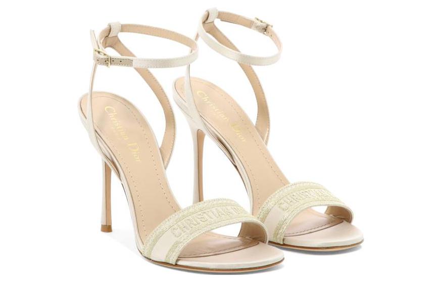 Lookbook (W) 디올 드웨이 베이지 하이힐 샌들 (Dior Dway Beige High-Heeled Sandal) KCQ853SB_X49K