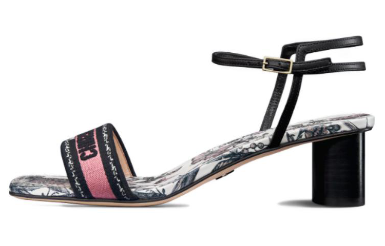 (Women) Dior Dway High-Heeled Slide 'Black' KCQ929TMX_S80W