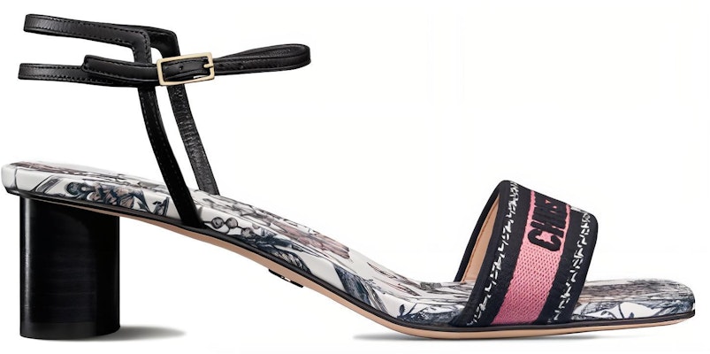 (W) Sandal Hak Tinggi Dior Dway 'Hitam' KCQ929TMX_S80W Order (W) Sandal Hak Tinggi Dior Dway 'Hitam' KCQ929TMX_S80W