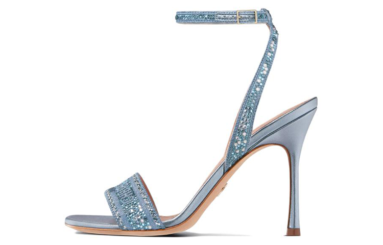 Buy (W) Dior Dway Sandales à Talons Hauts ''Bleu'' KCQ707LCS_S80K