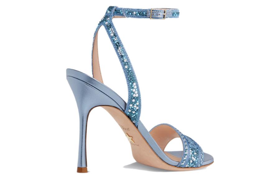 Purchase (W) Dior Dway Sandales à Talons Hauts ''Bleu'' KCQ707LCS_S80K