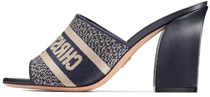 (Women) Dior Dway High-Heeled Slide 'Navy Blue' KDQ358ERC_S56B (Women) Dior Dway High-Heeled Slide 'Navy Blue' KDQ358ERC_S56B