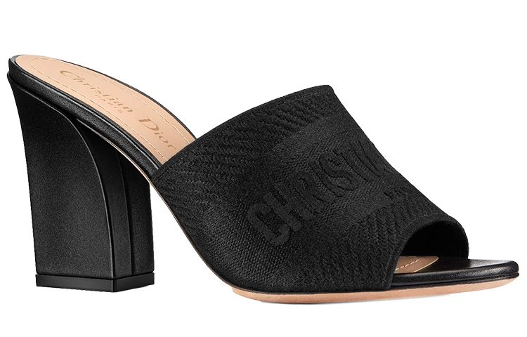 Order (W) Dior Dway Sandalias de Tacón Alto 'Negro' KDQ358ERC_S900