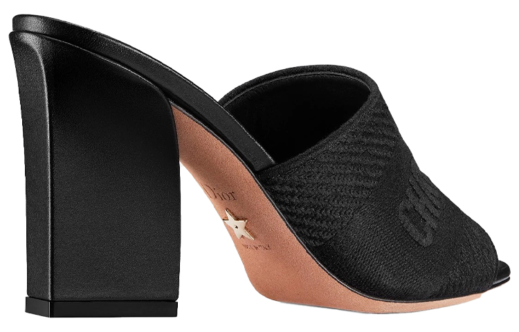 Lookbook DIOR 迪奥 迪奥 Dway 女款 高跟拖鞋 黑色