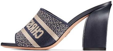 (Women) Dior Dway High-Heeled Slide 'Navy Blue' KDQ358ERC_S56B (Women) Dior Dway High-Heeled Slide 'Navy Blue' KDQ358ERC_S56B