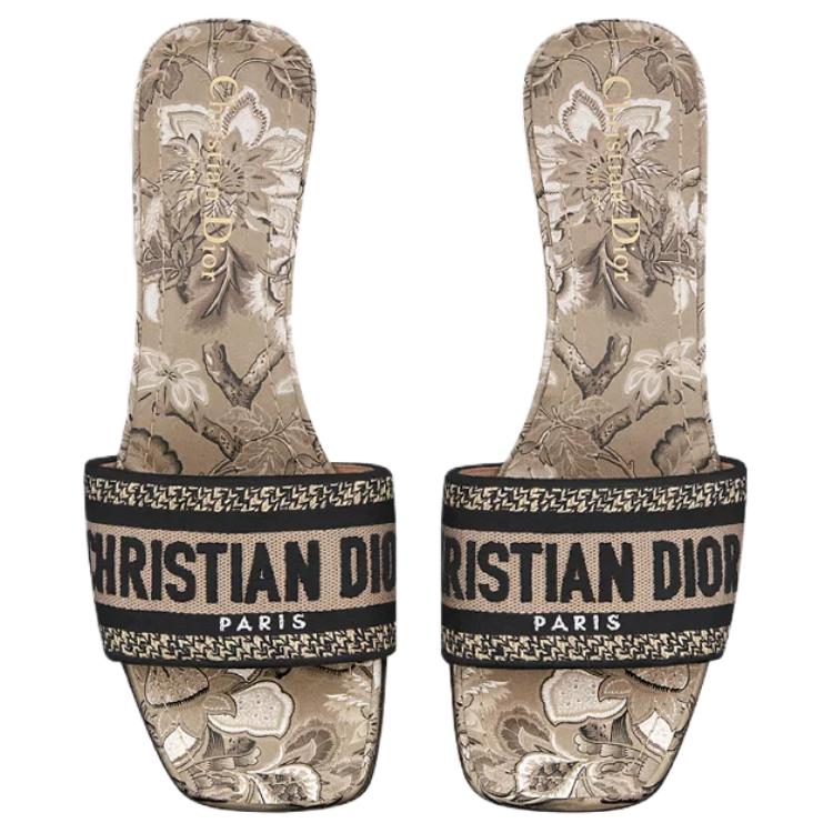 (W) Dior Dway Leather Mule 'Beige' 圖 5