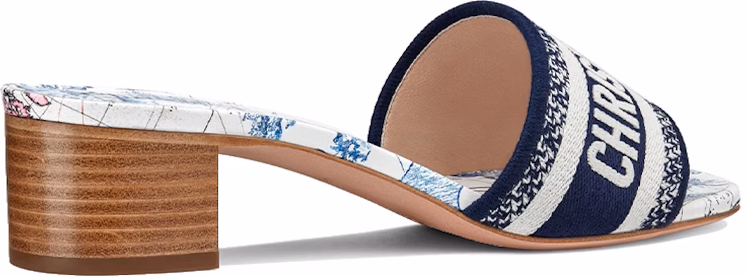 (W) Dior Dway Mule 'Biru' KCQ244CHR_S83B Shop (W) Dior Dway Mule 'Biru' KCQ244CHR_S83B