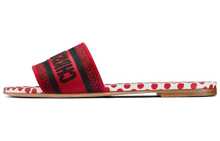 (Women) Dior Dway Slide 'Amour Red' KCQ209DDE_S22R