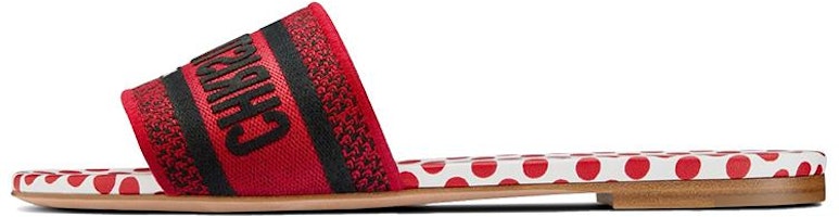 (Women) Dior Dway Slide 'Amour Red' KCQ209DDE_S22R (Women) Dior Dway Slide 'Amour Red' KCQ209DDE_S22R