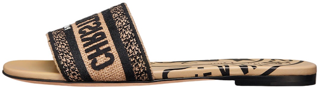 DIOR 迪奧 DWAY 棉質涼拖 女款 米黃色 Buy DIOR 迪奧 DWAY 棉質涼拖 女款 米黃色