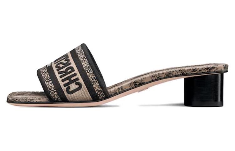 (Women) Dior Dway Slide 'Beige Black' KCQ902KPY_S37U