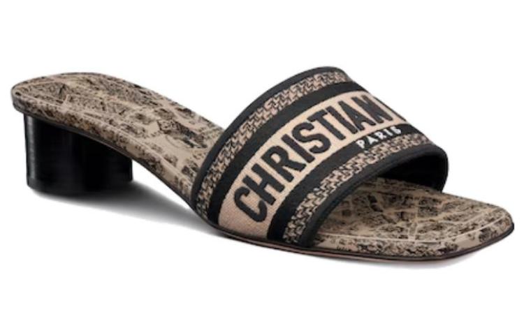 (W) Dior Dway Slide 'Beige Black' 圖 2