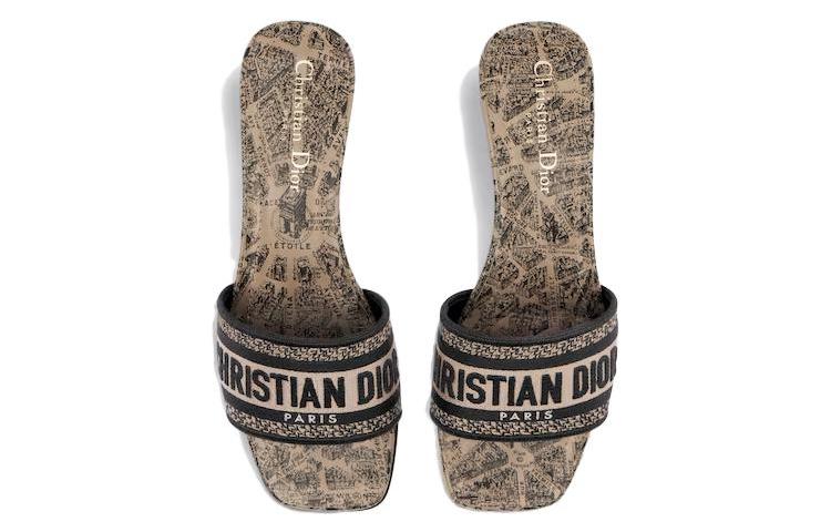 (W) Dior Dway Slide 'Beige Black' 圖 4