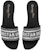 (W) Dior Dway Selipar 'Hitam' KCQ166ERC_S11X