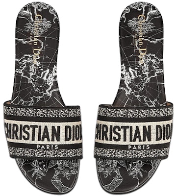 (W) 디올 드웨이 슬라이드 (블랙) KCQ209CHR_S900 Shop (W) 디올 드웨이 슬라이드 (블랙) KCQ209CHR_S900