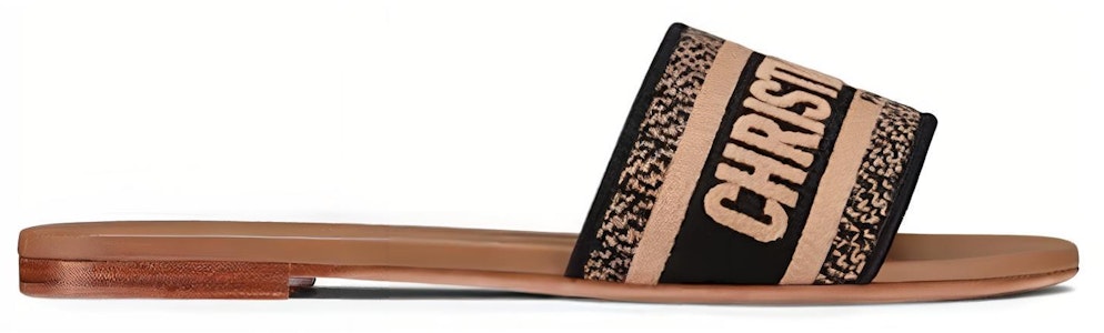 (W) Dior Dwayスライド (ブラックブラウン) KCQ166ERC_S47X Order (W) Dior Dwayスライド (ブラックブラウン) KCQ166ERC_S47X