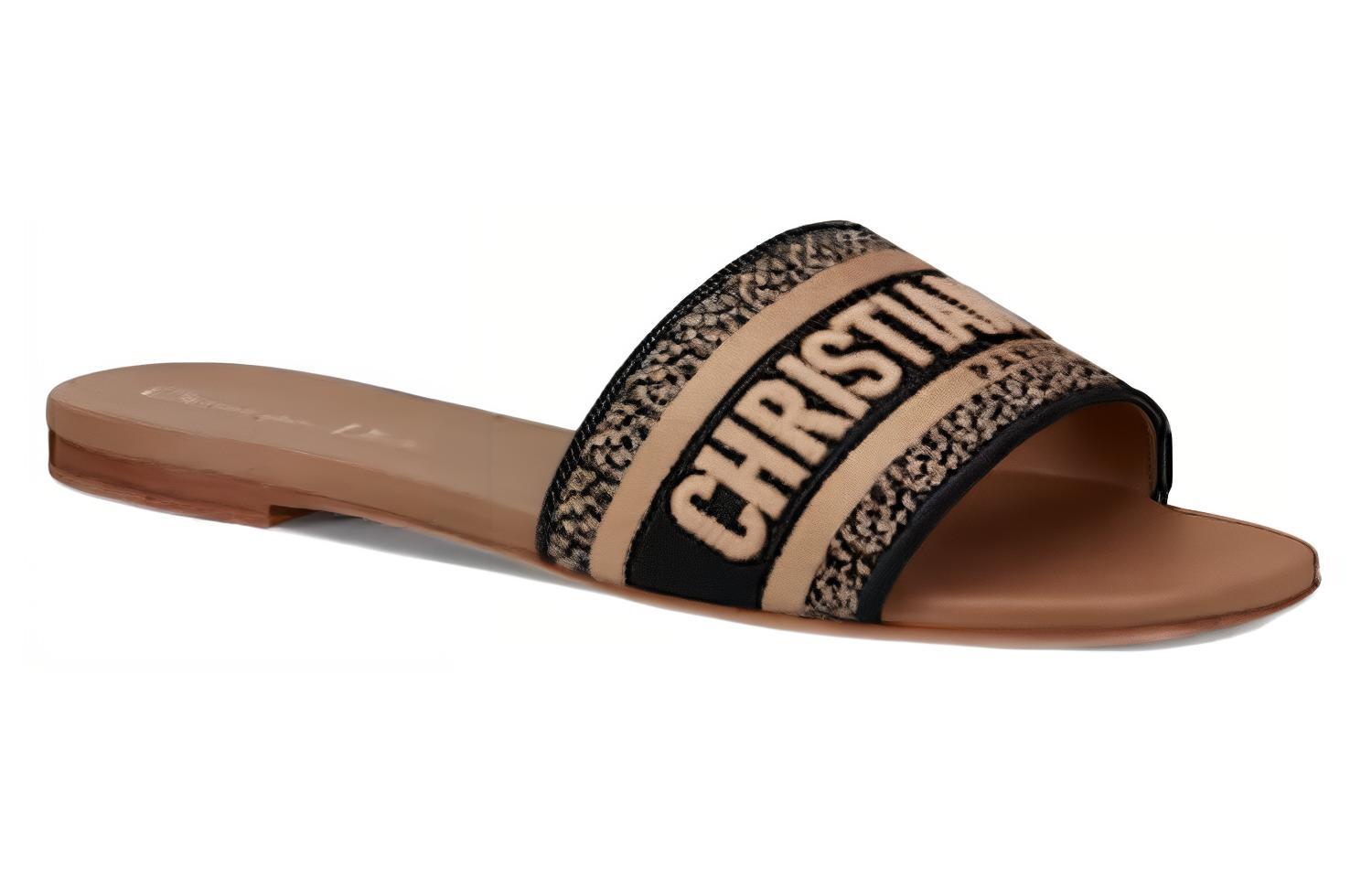 Lookbook (W) Dior Dwayスライド (ブラックブラウン) KCQ166ERC_S47X