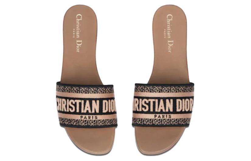 Purchase (W) Dior Dwayスライド (ブラックブラウン) KCQ166ERC_S47X