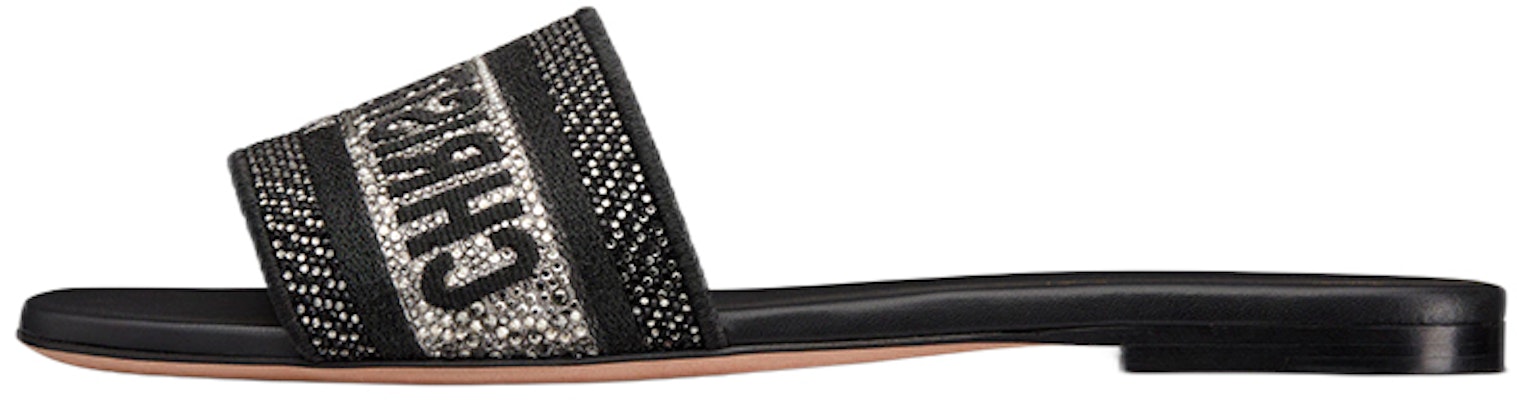 (W) Dior Dway Slide 'Katun Hitam' KCQ209CHS_S900 Buy (W) Dior Dway Slide 'Katun Hitam' KCQ209CHS_S900