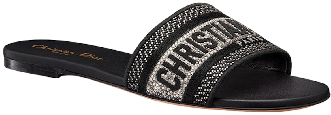 (W) Dior Dway Slide 'Katun Hitam' KCQ209CHS_S900 Order (W) Dior Dway Slide 'Katun Hitam' KCQ209CHS_S900