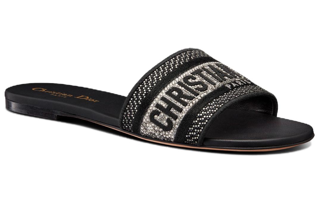 (W) Dior Dway Slide 'Black Cotton' 圖 3