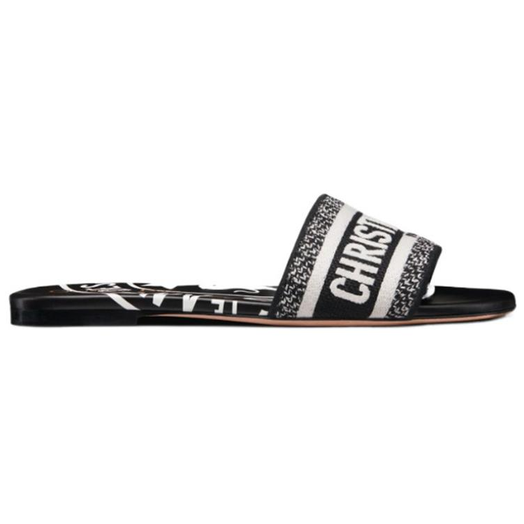 (W) Dior Dway Slide 'Black Cotton' 圖 2