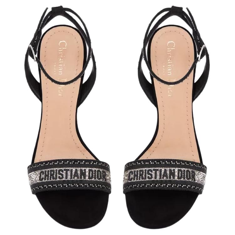 (W) Dior Dway Slide 'Black Crystal' 圖 5