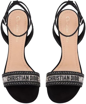 (W) 디올 드웨이 슬라이드 "블랙 크리스탈" KCQ707CHS_S900 Purchase (W) 디올 드웨이 슬라이드 "블랙 크리스탈" KCQ707CHS_S900