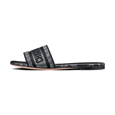 (W) Dior Dway Slide 'Black Grey'