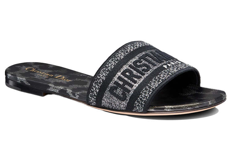 (W) Dior Dway Slide 'Black Grey' 圖 2