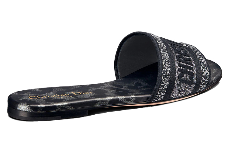 (W) Dior Dway Slide 'Black Grey' 圖 4