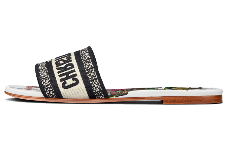 (W) Dior Dway Slide 'Black White'