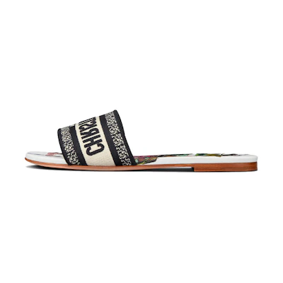 (W) Dior Dway Slide 'Black White'