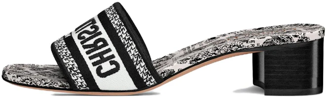 (Women) Dior Dway Slide 'Black White' KCQ244KPY_S15W (Women) Dior Dway Slide 'Black White' KCQ244KPY_S15W