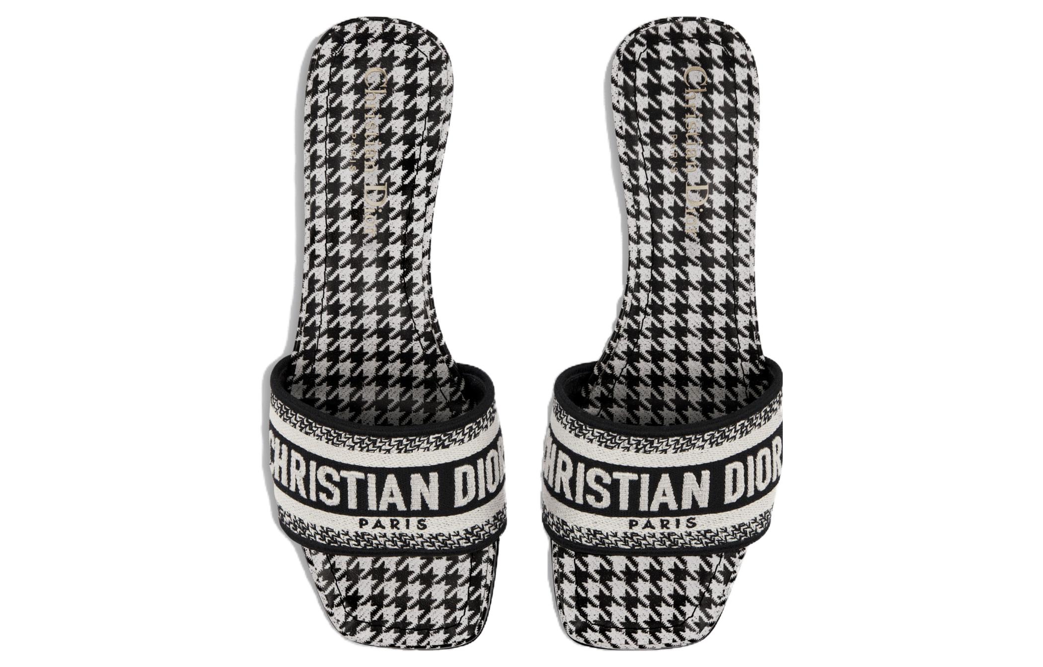 (W) Dior Dway Slide 'Black White' 圖 5