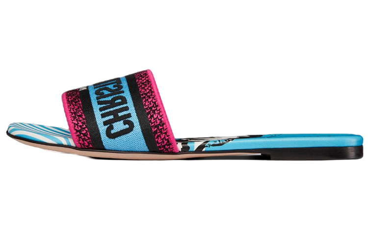 (Women) Dior Dway Slide 'Blue' KCQ209ANC_S92Z