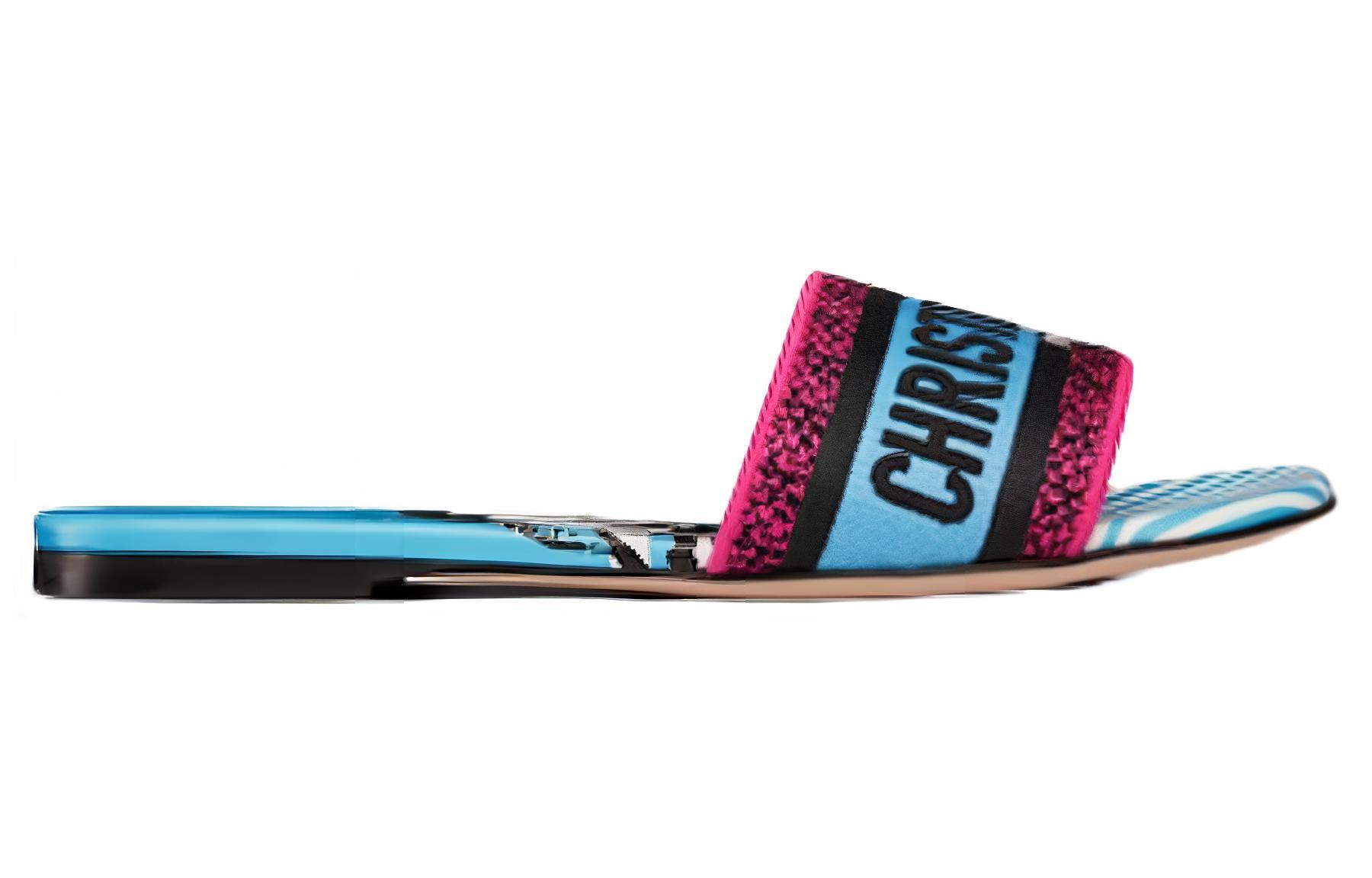 Order DIOR 迪奧 Dway 舒適涼拖鞋 女款 藍色