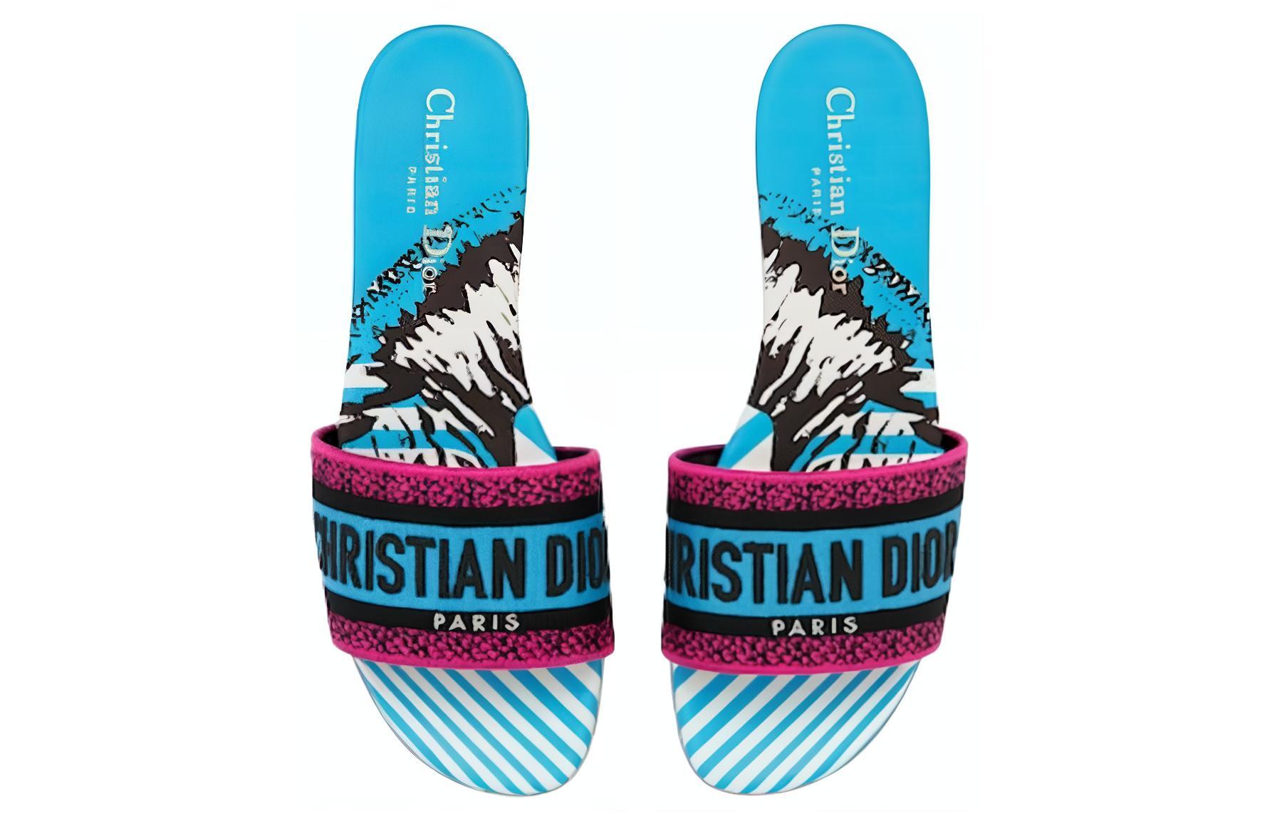 Purchase DIOR 迪奧 Dway 舒適涼拖鞋 女款 藍色