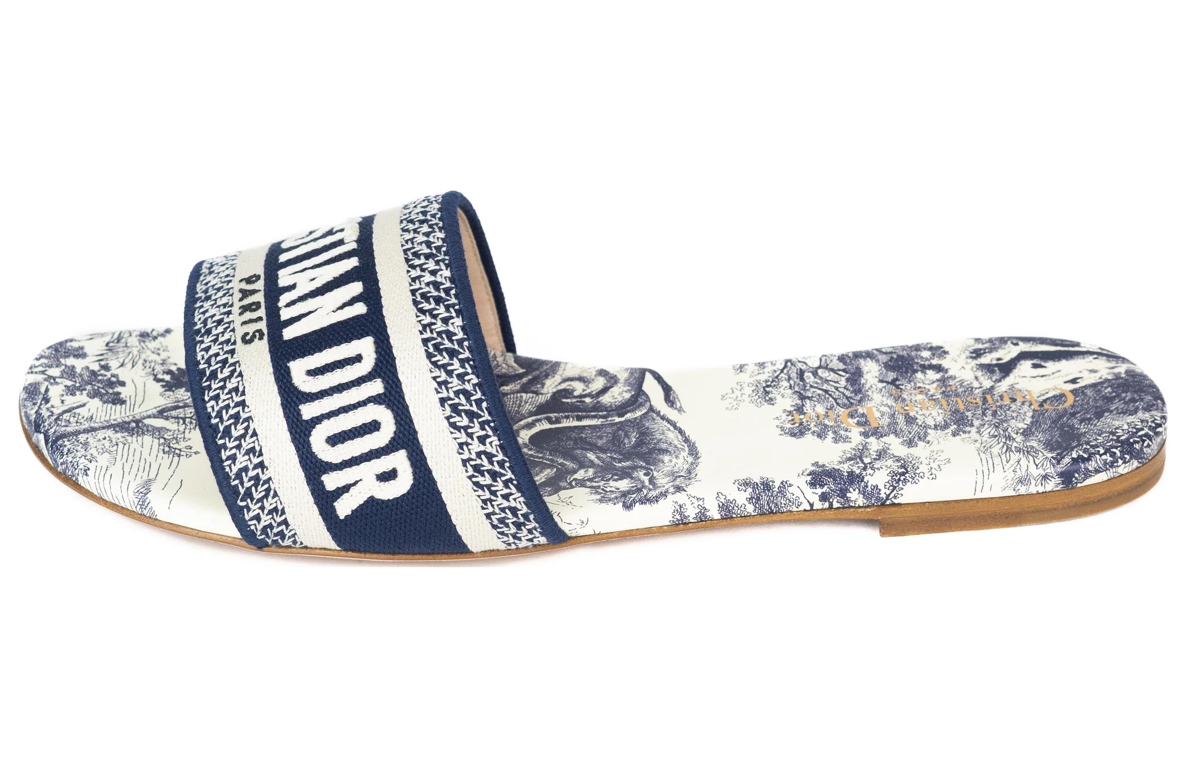 Buy (Women) Dior Dway Slide 'Blue' KCQ209TJE_S68B - Novelship