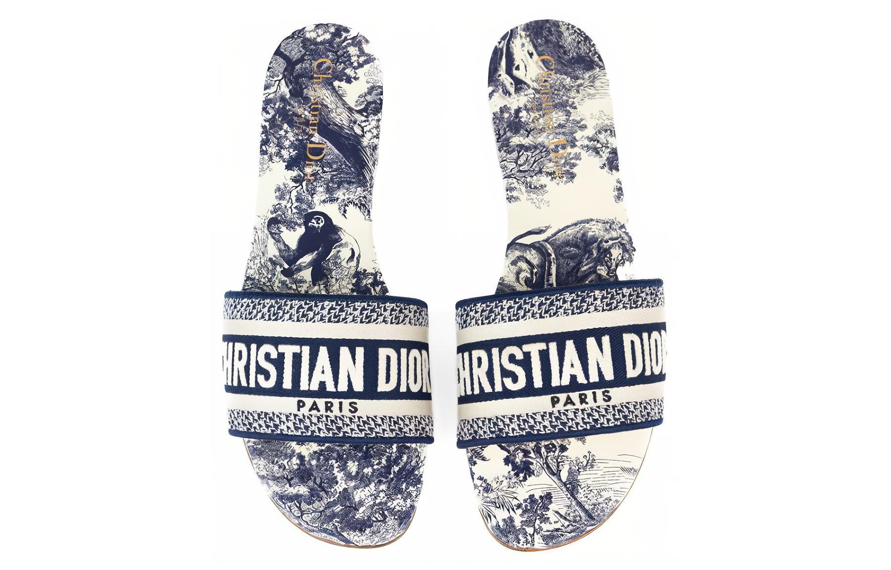 (W) Dior Dway Slide 'Blue' 圖 5