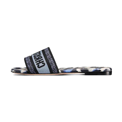 (W) Dior Dway Slide 'Blue Black'