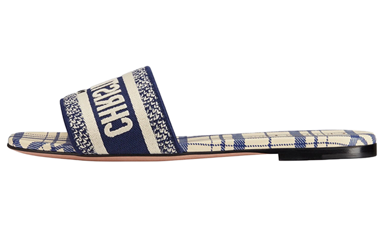 Buy (W) 디올 드웨이 슬라이드 "블루 패션" (Dior Dway 슬라이드 블루) KCQ209CND_S93B