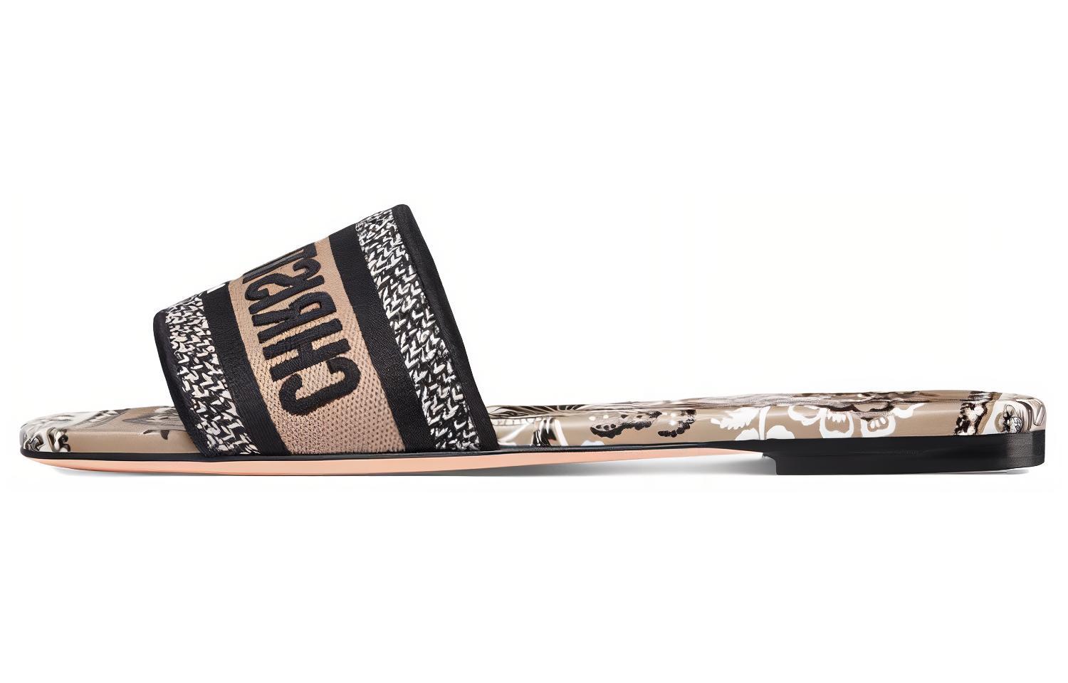 (Women) Dior Dway Slide 'Brown' KCQ209BBE_S40U