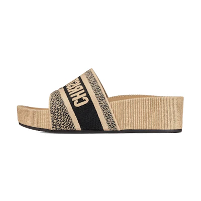 (W) Dior Dway Slide 'Camel Beige'