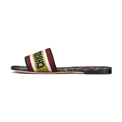 (W) Dior Dway Slide 'Colorful'