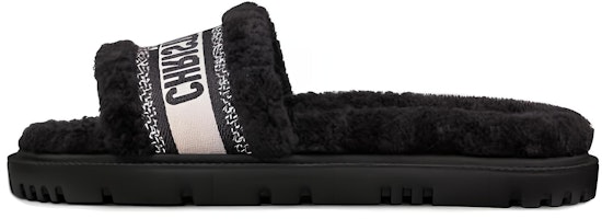 (Women) Dior Dway Slide 'Cotton Patchwork Black' KCQ551ESK_S11X (Women) Dior Dway Slide 'Cotton Patchwork Black' KCQ551ESK_S11X
